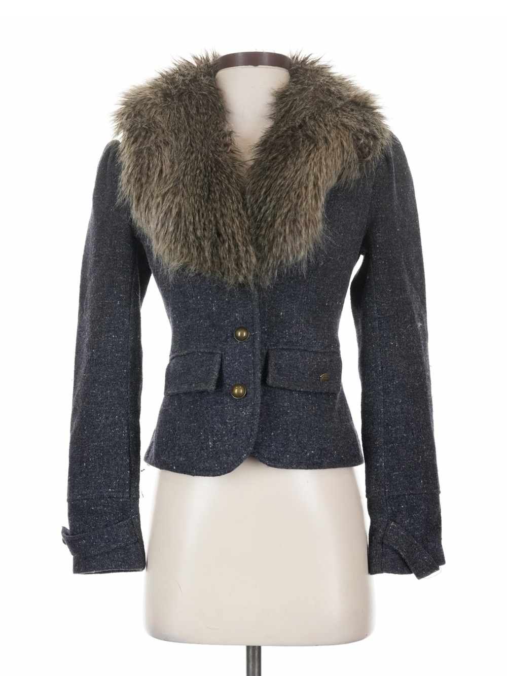 Vintage Y2k 00s GUESS Wool Blend Jacket